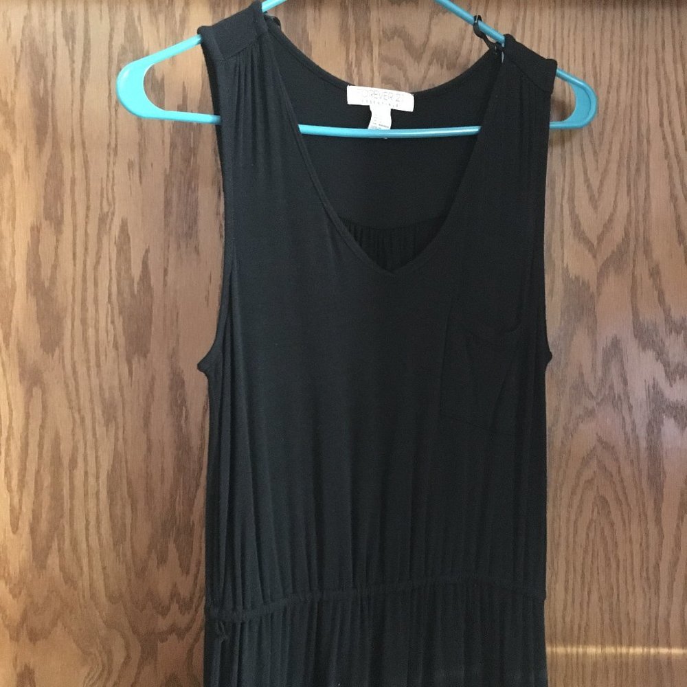 Black maxi dress